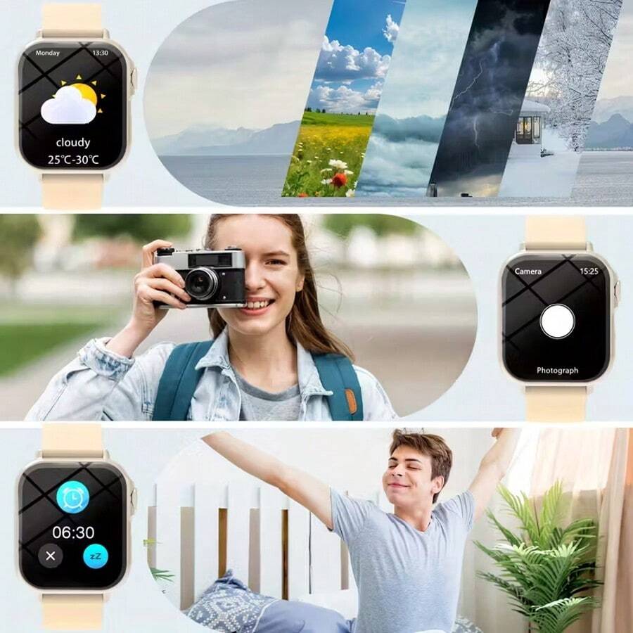 Smartwatch Touch - 1 stuk 2025 Smartwatch met volledig