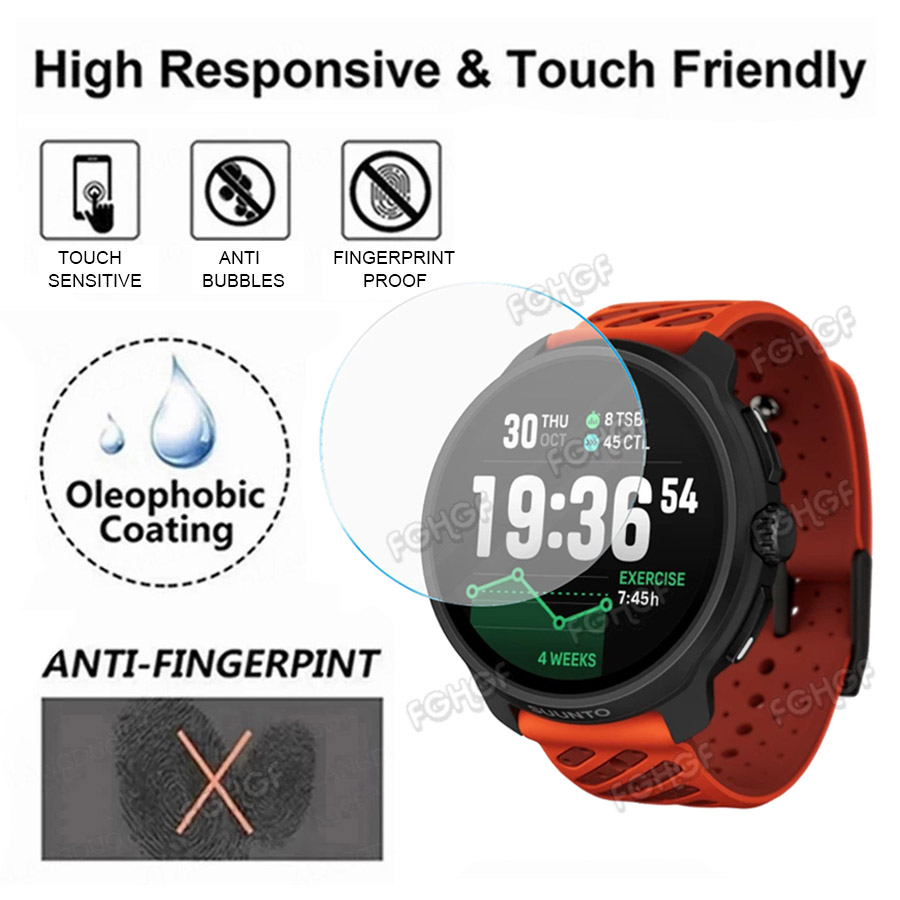 Smart Watch Accessories - Gehard glas beschermfolie voor Suunto Race