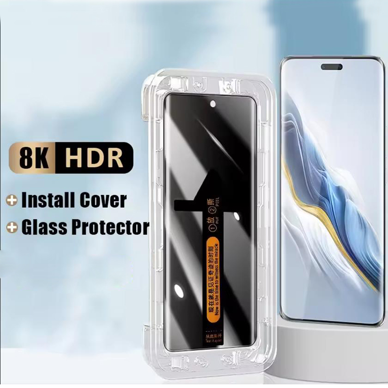 Huawei Mate 60 - Eenvoudig te installeren anti-spionage screenprotector voor
