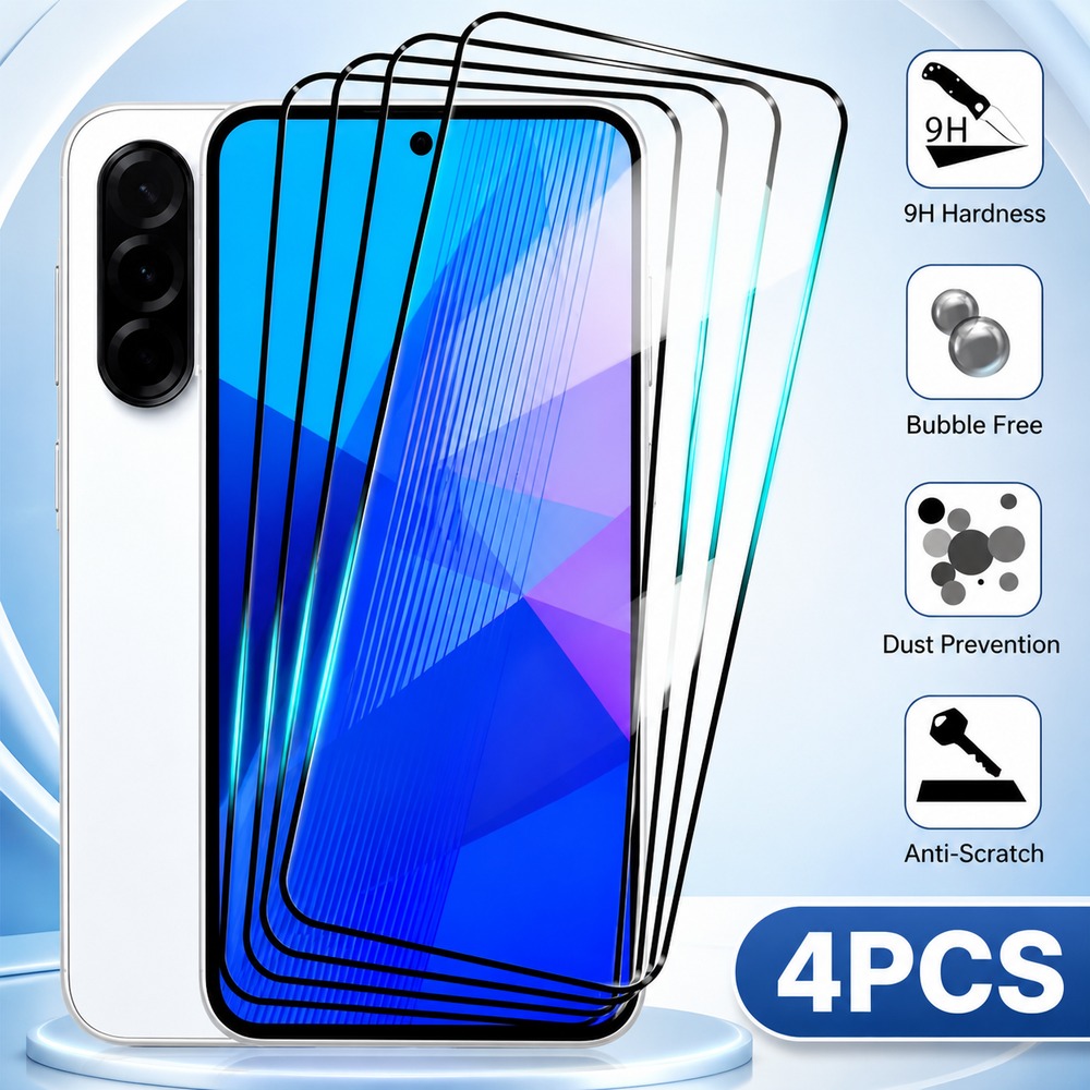 Realme C67 - 4 stuks gehard glas voor Realme