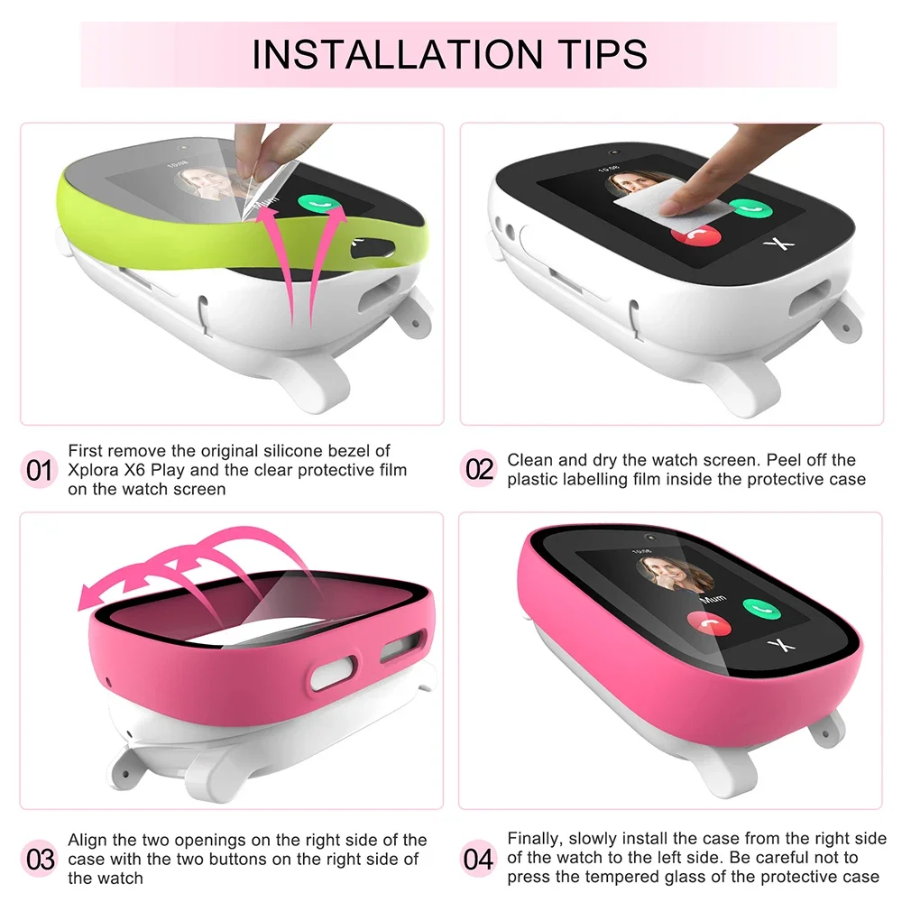 Case voor Xploar X6 Play Kids  - Smart Watch Accessories recensie en prijs