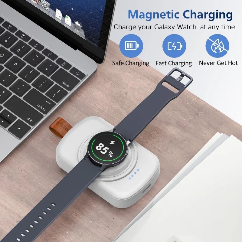 Draagbare 1800mAh Magnetische  - Wireless Charger Watch recensie en prijs