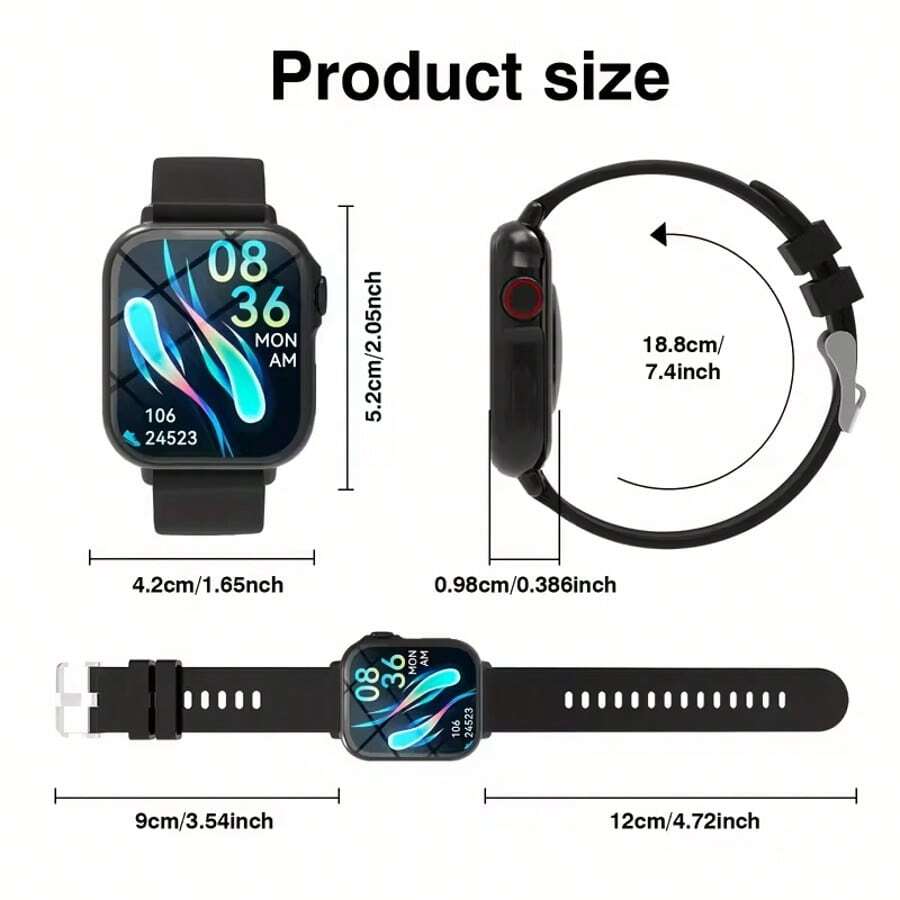 1 stuk 2025 Smartwatch met vol - Smartwatch Touch recensie en prijs