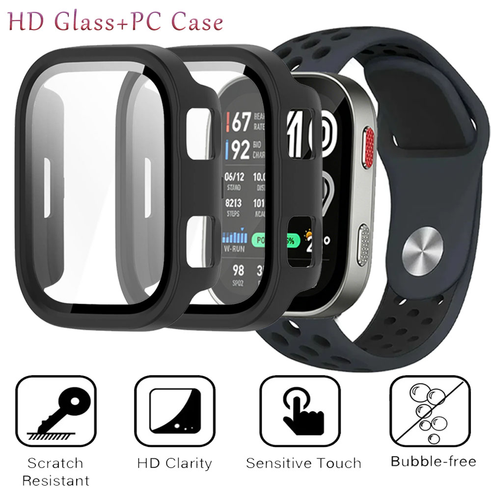 HD Glas + Hard PC Case voor Am - Amazfit Smartwatch Accessories recensie en prijs