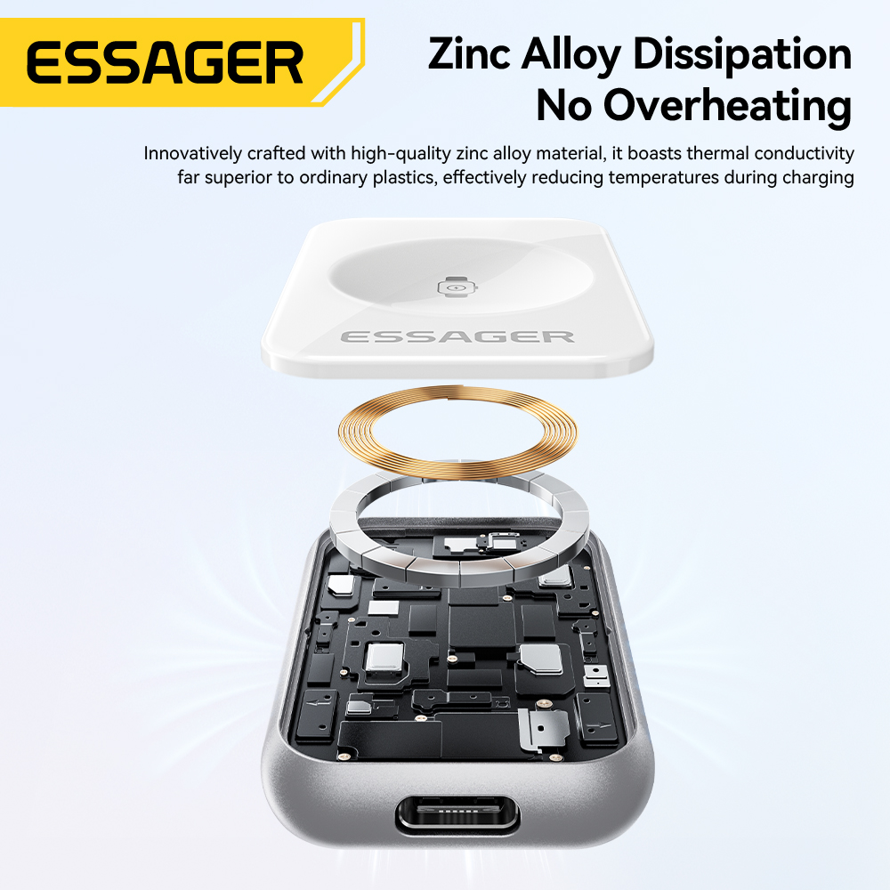 Essager 5W Magnetische Draadlo - Wireless Charger Watch recensie en prijs