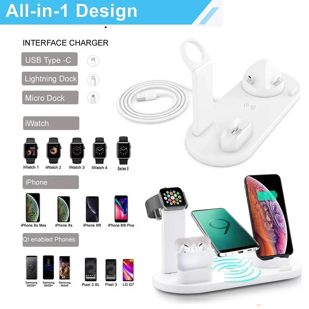 30W 7-in-1 draadloze oplaadsta - Wireless Charger Watch recensie en prijs