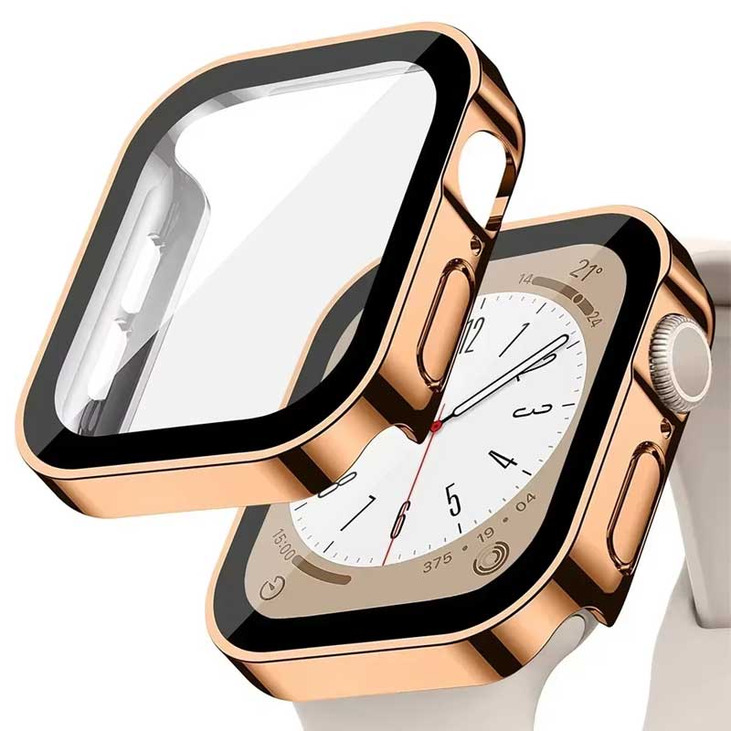 Glazen + Hoes Voor Apple Watch - Smartwatch Watch Accessories For Women recensie en prijs
