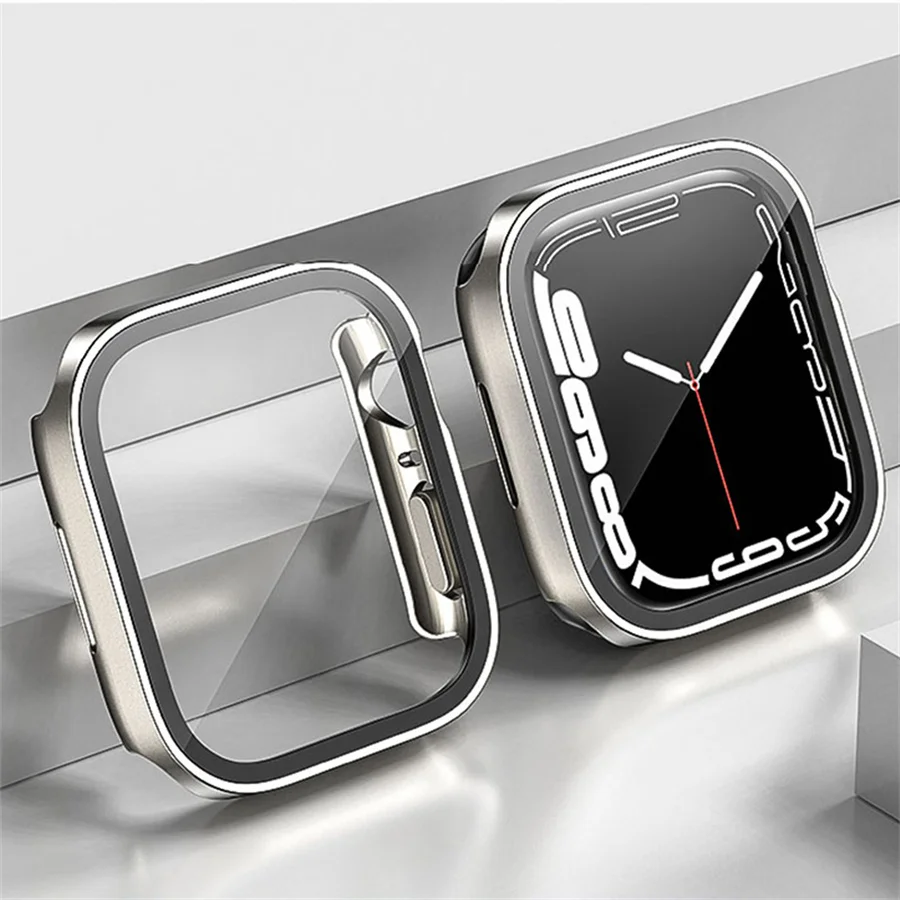 Glazen + Hoes Voor Apple Watch - Smartwatch Watch Accessories For Women recensie en prijs