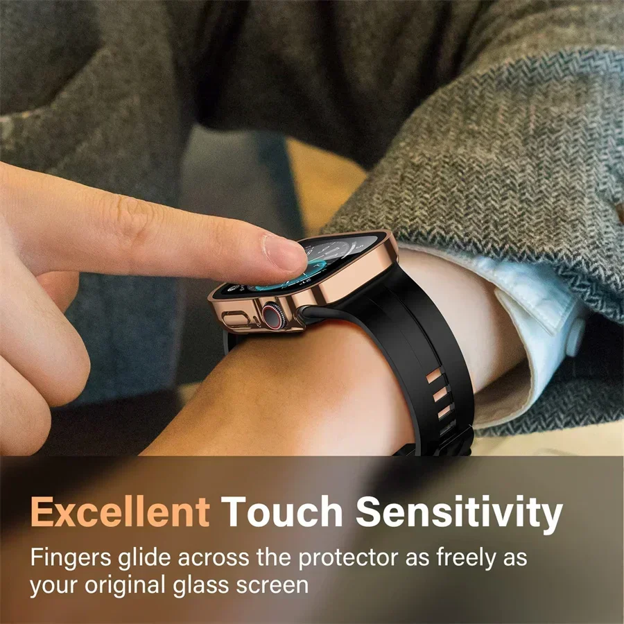 Glazen + Hoes Voor Apple Watch - Smartwatch Watch Accessories For Women recensie en prijs