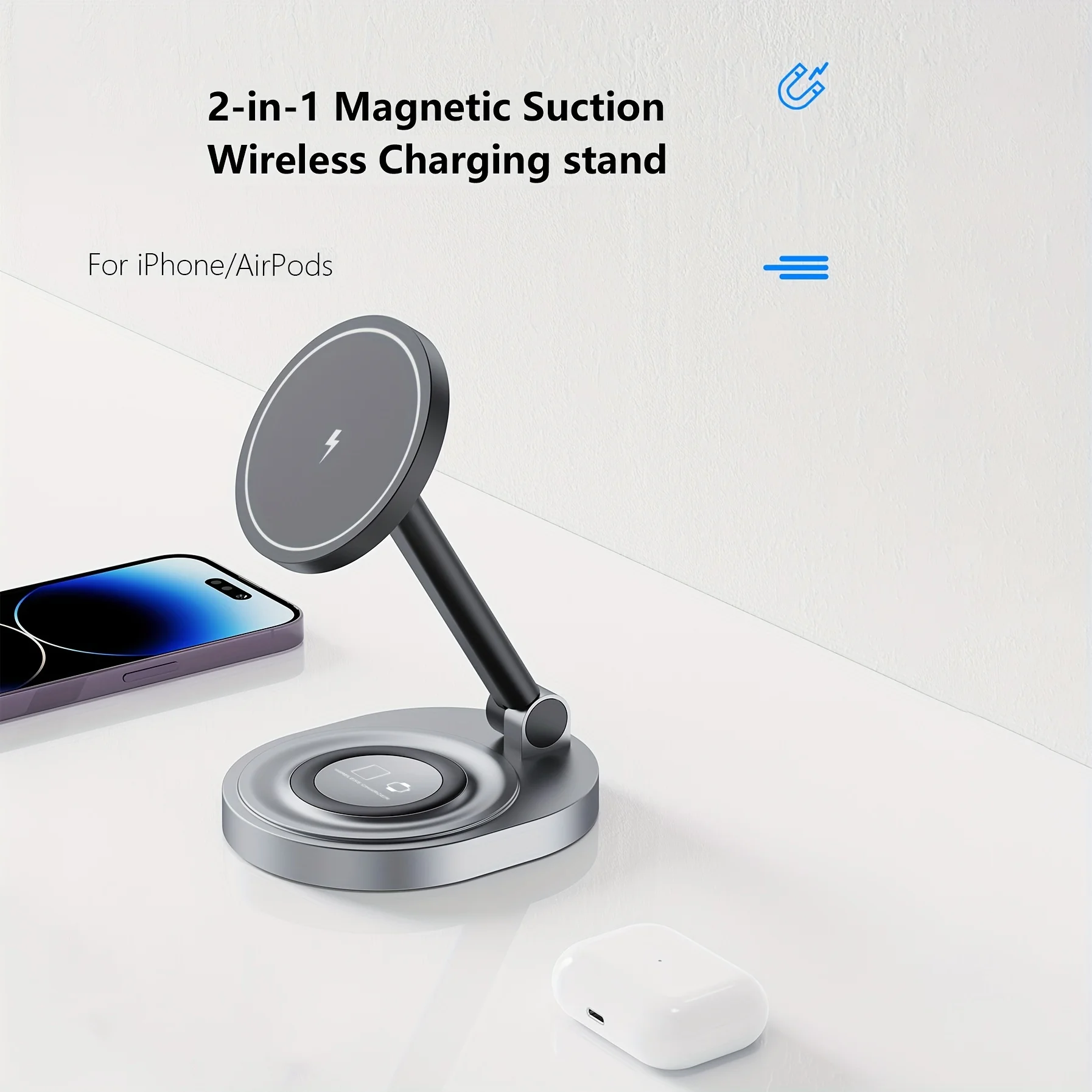 2 in 1 magnetische draadloze o - Wireless Charger Watch recensie en prijs