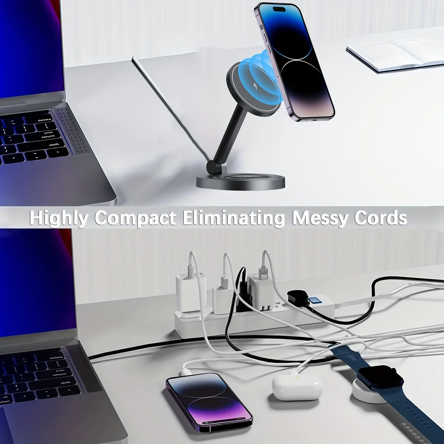 2 in 1 magnetische draadloze o - Wireless Charger Watch recensie en prijs