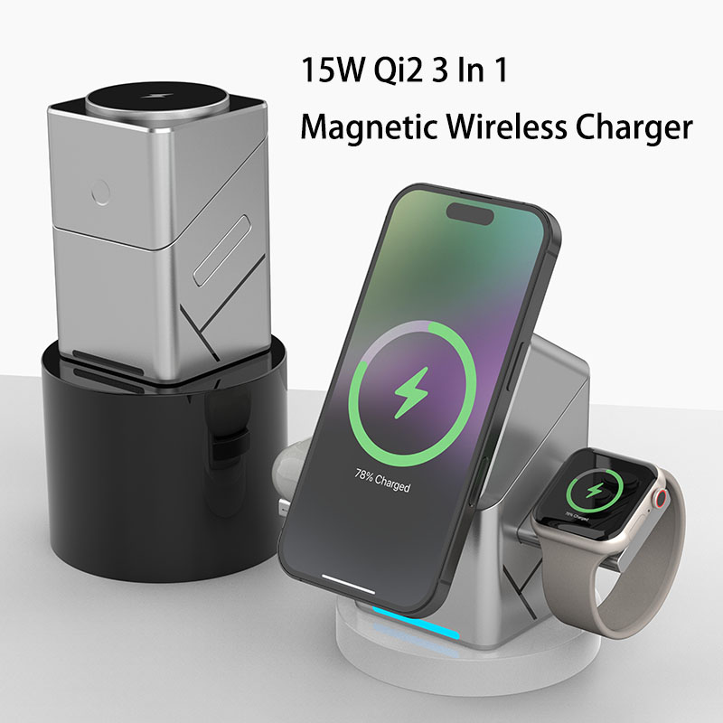15W Touch Rotating Magnetische - Wireless Charger Watch recensie en prijs