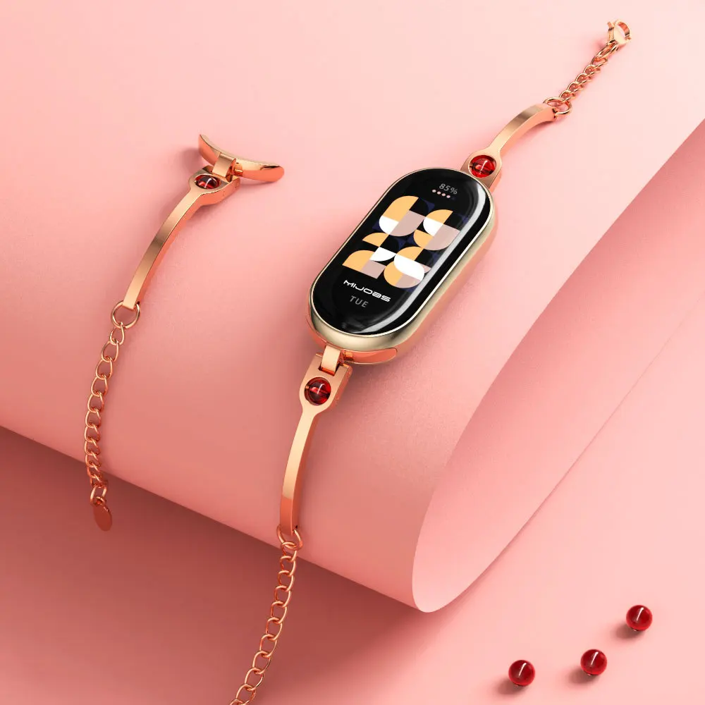 Vervangingsband van roestvrij  - Smartwatch Watch Accessories For Women recensie en prijs