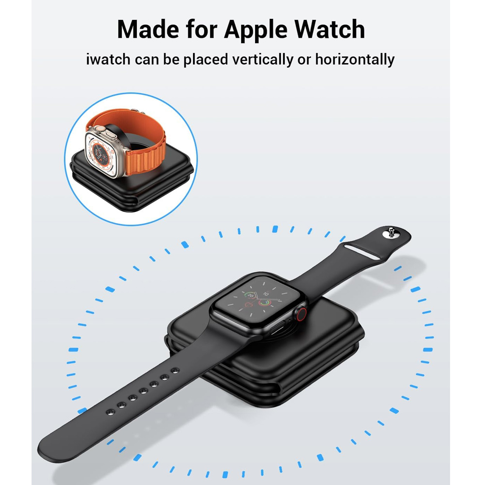 3-in-1 draadloos oplaadstation - Wireless Charger Watch recensie en prijs